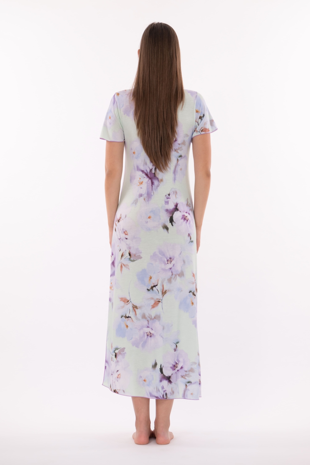 Camicia Viscosa Stampa Fiore - immagine 3