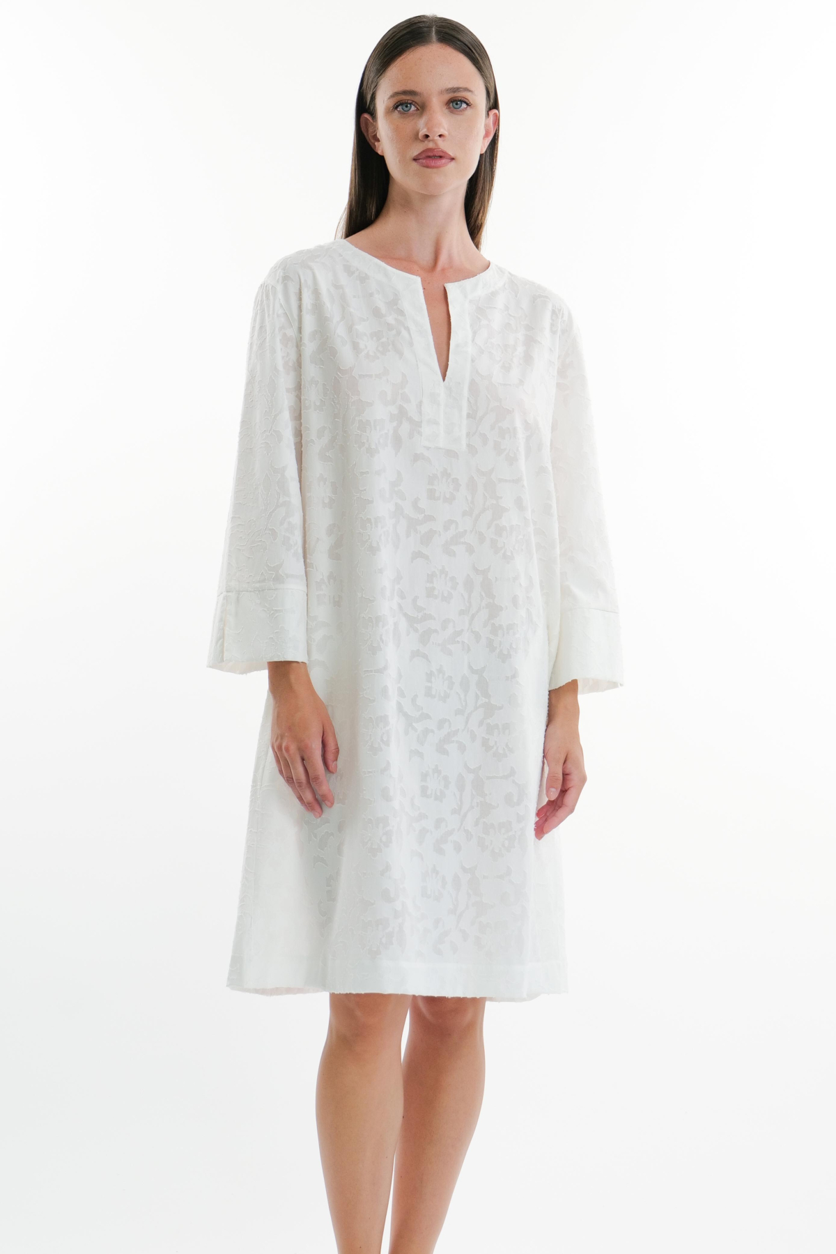 Abito Cotone Jacquard